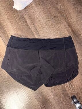 lululemon athletica Black Women's Athletic Running Shorts